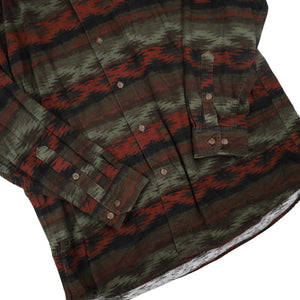 Vintage Woolrich Southwestern Aztec Print Flannel Shirt - L