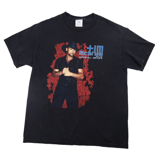 Vintage Tim McGraw Graphic Tour T Shirt - L