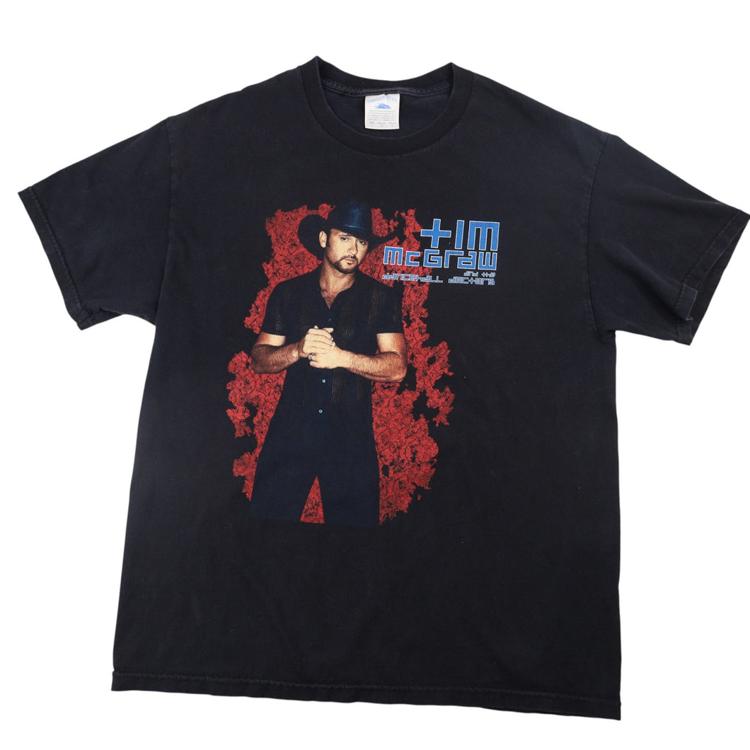 Vintage Tim McGraw Graphic Tour T Shirt - L