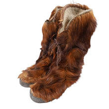 Load image into Gallery viewer, True Vintage 70s Italian Goat Skin Long Hair Boots - W11