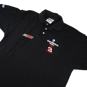 Vintage 90s Chase Authentics Dale Earnhardt Embroidered Polo Shirt - L