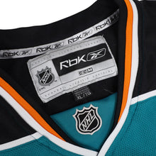 Load image into Gallery viewer, Vintage Reebok San Jose Sharks All Sewn Jersey