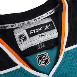 Vintage Reebok San Jose Sharks All Sewn Jersey