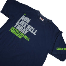 Load image into Gallery viewer, Vintage Nike Track Town USA &quot;Run Like Hell Today&quot; Graphic T Shirt - S