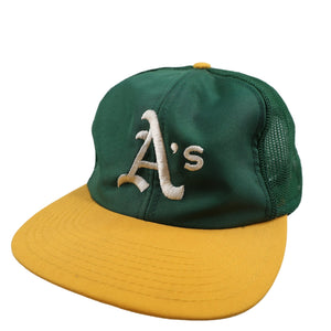 Vintage Oakland Athletics Mesh Snapback Hat - OS