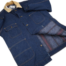 Load image into Gallery viewer, Vintage Sears Roebuck Blanket Lined Denim Chore Jacket Jacket - XL