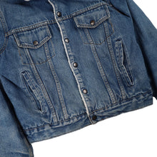 Load image into Gallery viewer, Vintage Silver Spur Sherpa Denim Jacket - S