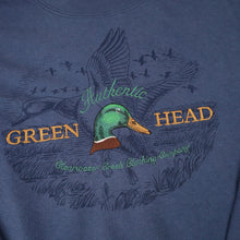 Load image into Gallery viewer, Vintage Clearwater Creek Clothing Green Head Duck Embroidered Sweatshirt - L