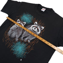 Load image into Gallery viewer, Vintage 80s Wild Racoons Graphic T Shirt - L