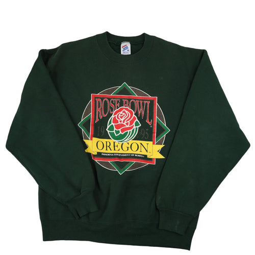Vintage 1995 University of Oregon Ducks Rose Bowl Sweatshirt - M