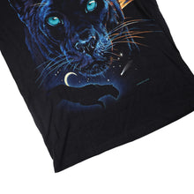 Load image into Gallery viewer, Vintage Habitat Black Jaguar Night Scene Graphic T Shirt - M