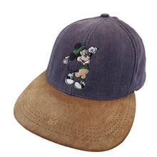 Load image into Gallery viewer, Vintage Disney Pro Collection Golfer Mickey Mouse Strap Back Hat  - OS