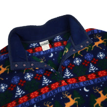 Load image into Gallery viewer, Vintage L.L.Bean Christmas Reindeer "Peace on Earht" Sweater - WMNS XL