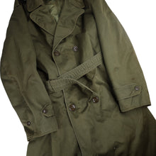 Load image into Gallery viewer, Vintage Military Surplus Wool Lined Trench Coat - M