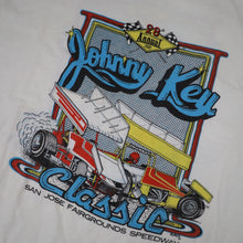 Load image into Gallery viewer, Vintage 80sJohnny Key Classic Sprint Car Racing Graphic T Shirt - L