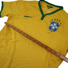 Load image into Gallery viewer, 2014 Authentic Nike CBF Brazil Soccer Jersey - M