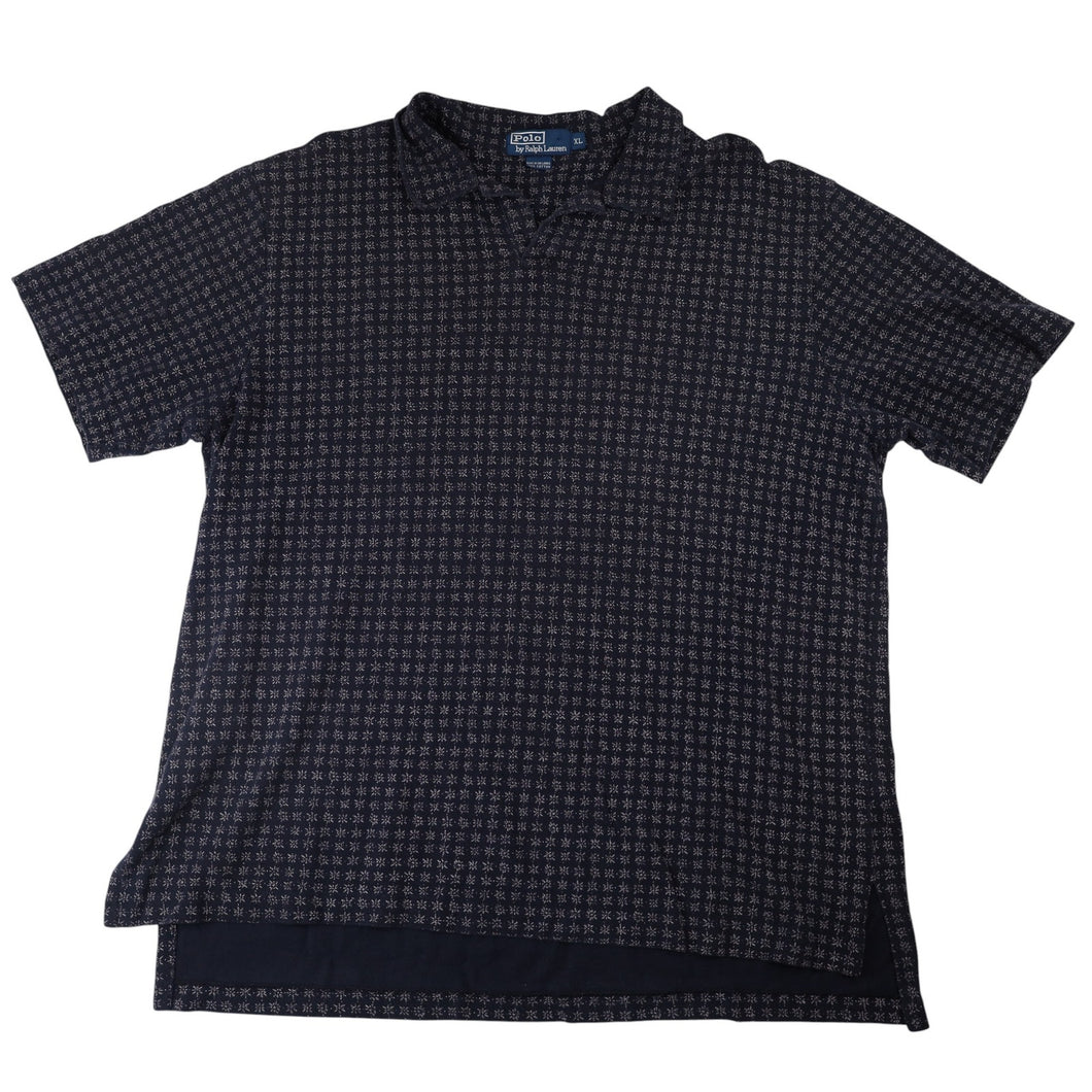 Vintage Polo Ralph Lauren Allover Print Polo Shirt - XL