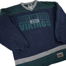 Load image into Gallery viewer, Vintage 90s Portland State Vikings Heavy Graphic Sweatshirt - XL