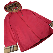 Load image into Gallery viewer, Vintage Burberry London Nova Check Lined Pink Jacket - WMNS S