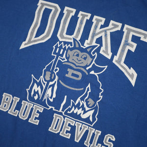 Vintage Duke College Blue Devils Graphic T Shirt - XL