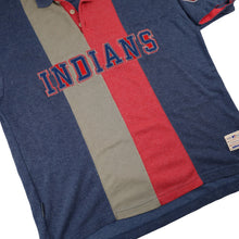 Load image into Gallery viewer, Vintage 90s MLB Mirage Cleveland Indians Spellout Polo - XL