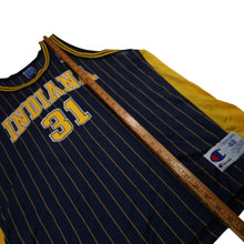 Load image into Gallery viewer, Vintage 90s Champion Indiana Pacers #31 Reggie Miller Pinstripe Jersey - XL