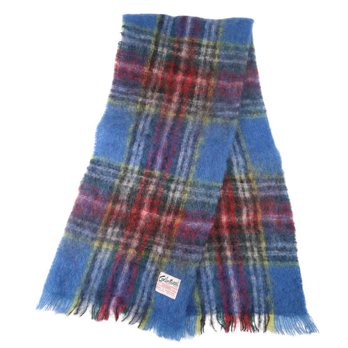 Vintage Glentana Mohair Blend Plaid Scarf - 46