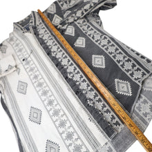 Load image into Gallery viewer, Vintage Wrangler Split Aztec Navajo Design Striped Western Shirt - L