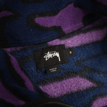 Load image into Gallery viewer, Stussy Purple Camo Fleece Jacket - S