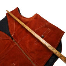 Load image into Gallery viewer, Vintage ABC for Kawasaki Suede Leather Riding Vest - L