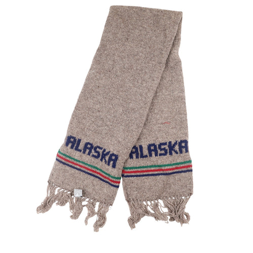 Vintage Alaska Wool Blend Scarf - 42