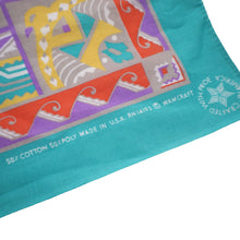 Load image into Gallery viewer, Vintage Wamcraft Allover Southwestern Aztec Design Bandana - 21&quot;