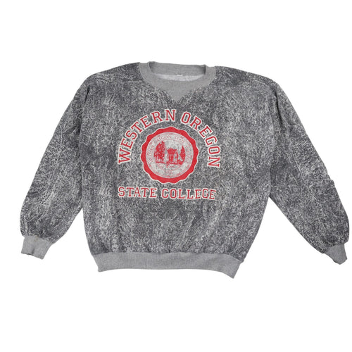 Vintage Western Oregon State College Graphic Sweatshirt - M