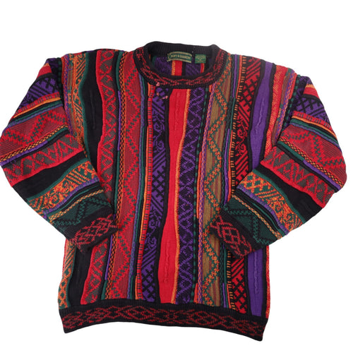 Vintage Croft & Barrow Vibrant Textured Knit Sweater  - M