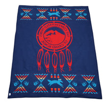 Load image into Gallery viewer, Vintage Pendleton "The Confederated Tribes of Grand Ronde" Native Wool Blanket