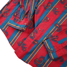 Load image into Gallery viewer, Vintage Wrangler Brushpopper Pastel Paisley Button Up Shirt - XL