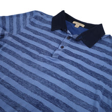 Load image into Gallery viewer, Burberry London Striped Polo Shirt - M