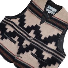 Load image into Gallery viewer, Vintage Navajo Arizona Southwestern Print Wool Vest - L