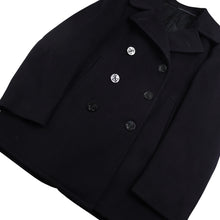 Load image into Gallery viewer, True Vintage WWII  Naval Clothing Depot Heavy Wool Double Breasted Pea Coat - S