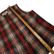 Load image into Gallery viewer, Vintage Eddie Bauer Legends Shadow Plaid Wool Vest - L