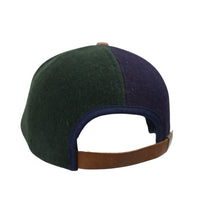 Load image into Gallery viewer, Vintage Budweiser Split Wool Leather Brim Strapback Hat