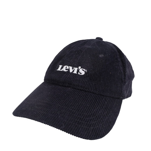 Vintage Levis Spellout Corduroy Snapback Hat - OS