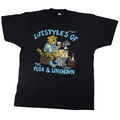 Vintage Lifestyle of the Poor & Unknown Graphic T Shirt - L