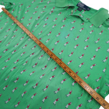 Load image into Gallery viewer, Vintage Polo Ralph Lauren Allover Golfer Print Polo Shirt - XXL