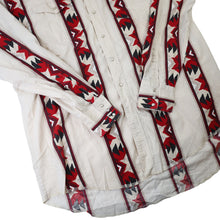 Load image into Gallery viewer, Vintage Wrangler Aztec Pearl Snap Down Southwestern Shirt - XXLT