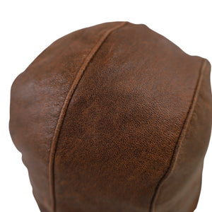 Vintage Wilson Leather Sherpa Lined Baseball Trapper Hat - M