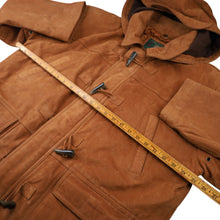 Load image into Gallery viewer, Vintage Orvis Nubuck Leather Toggle Duffle Coat - L