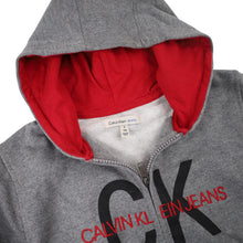 Load image into Gallery viewer, Vintage Y2k Calvin Klein Embroidered Spellout Full Zip Hoodie - WMNS S