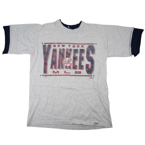 Vintage 90s Salem Sportswear New York Yankees Graphic T Shirt - M