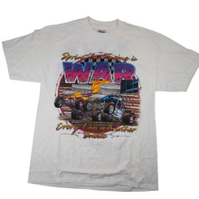 Load image into Gallery viewer, Vintage Manzanita Speedway Sprint Car Racing War Graphic T Shirt - L